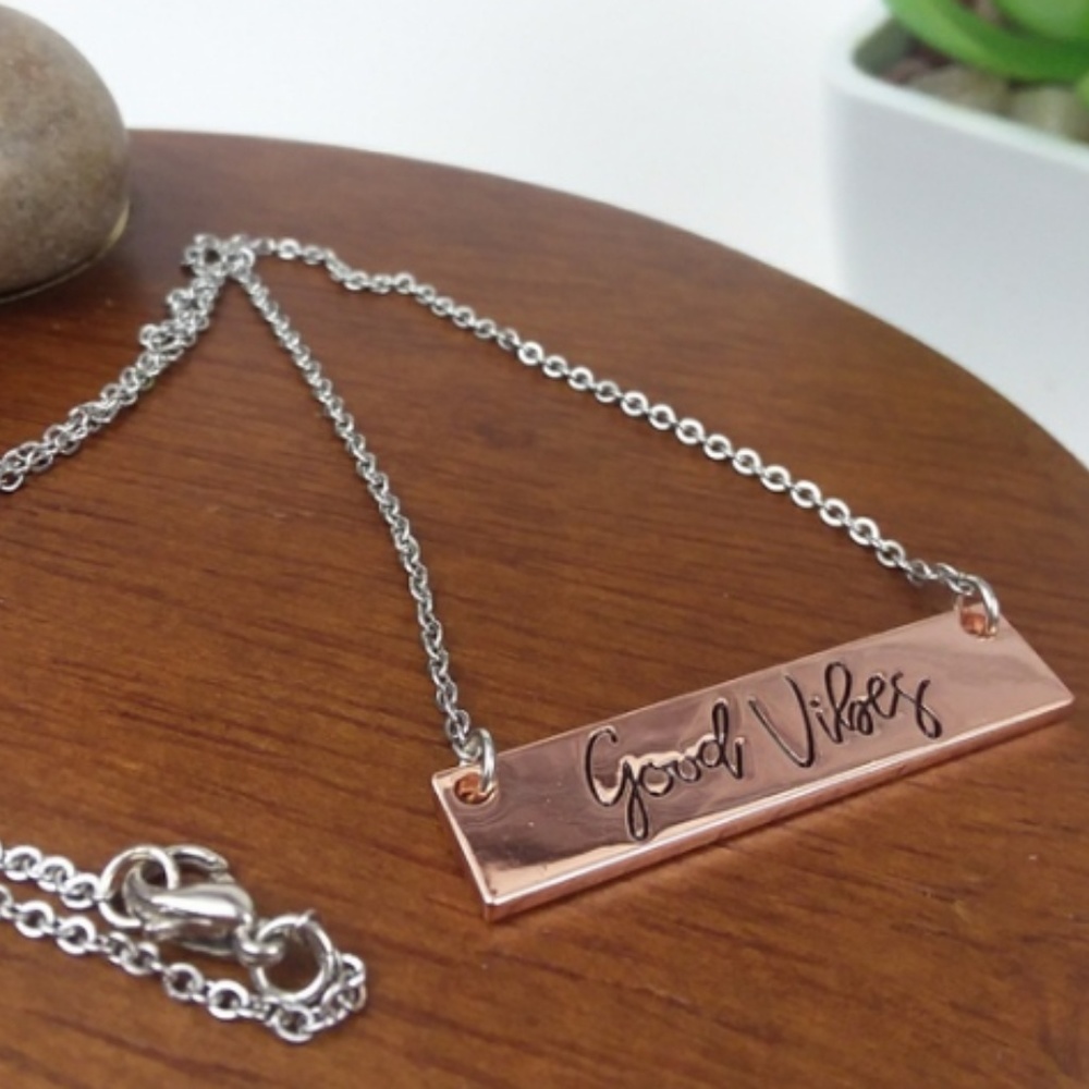 Good Vibes Necklace, 16 inches
